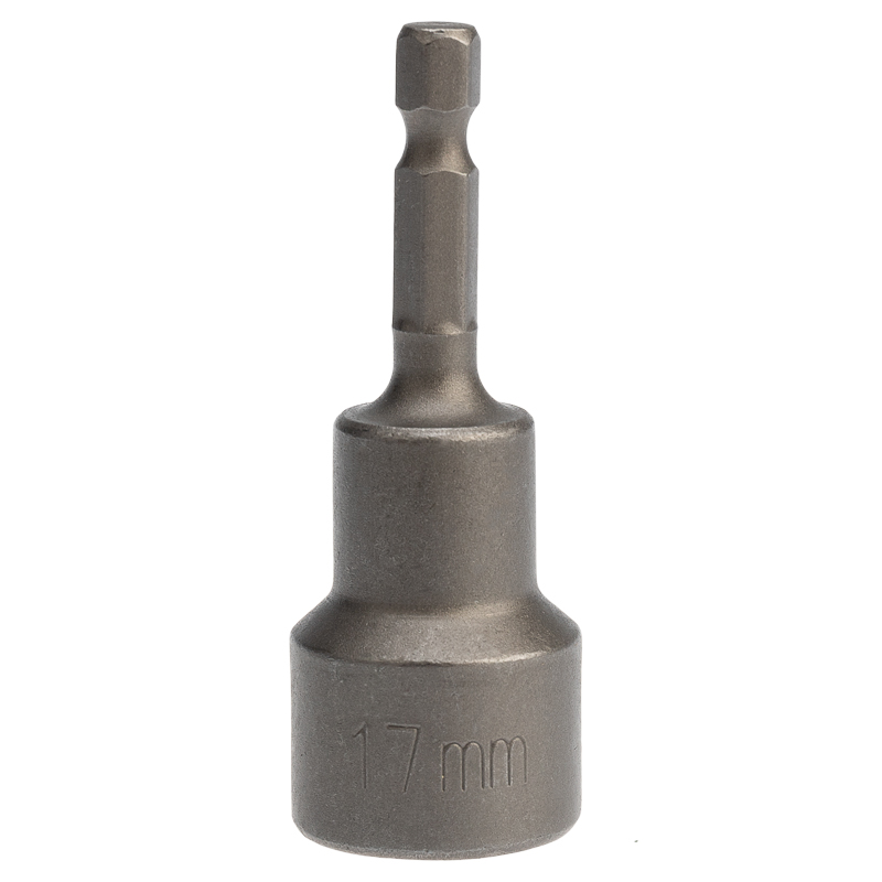 Ключ-насадка KRANZ 17х65 мм, 1/4" магнитная (упак. 5 шт.) (5/300)