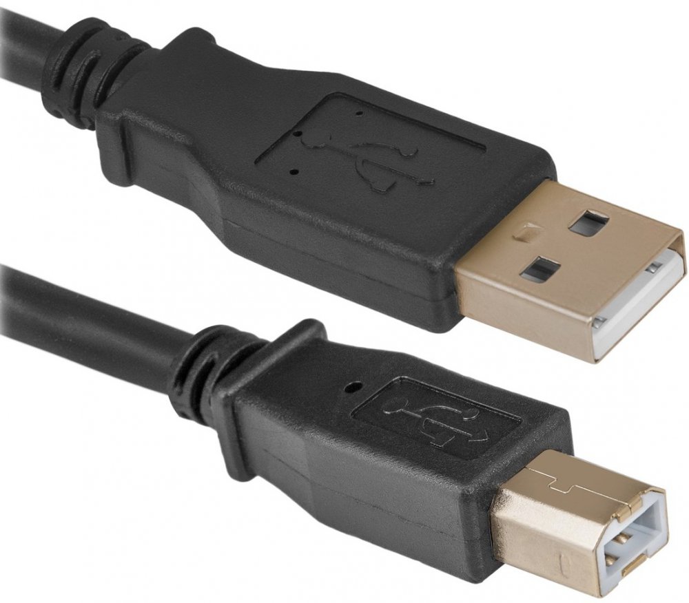 Кабель DEFENDER USB04-06PRO, USB 2.0, AM-BM, 1.8 м. (1/50)