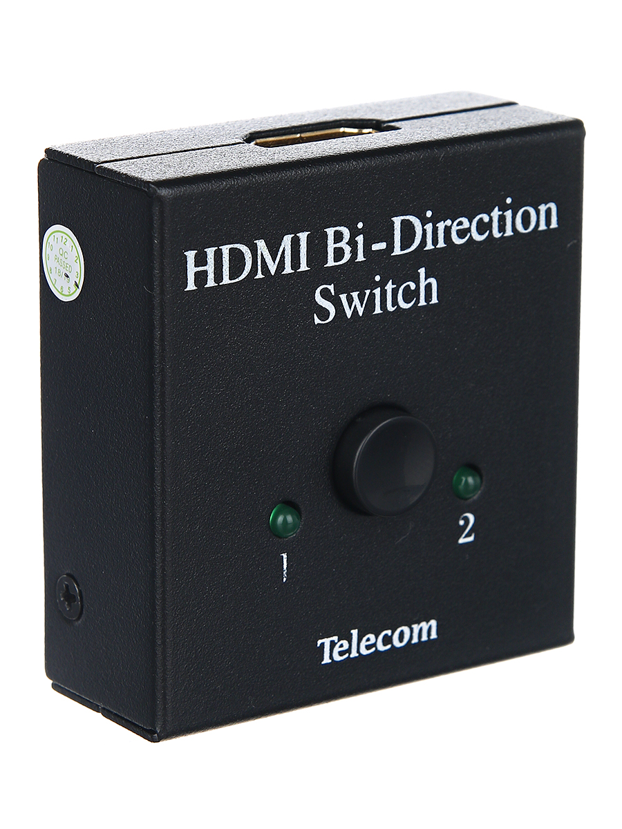 Разветвитель HDMI 2-->1, переключатель HDMI 1-->2, двунаправленный , Telecom <TTS5015>  (1/200)