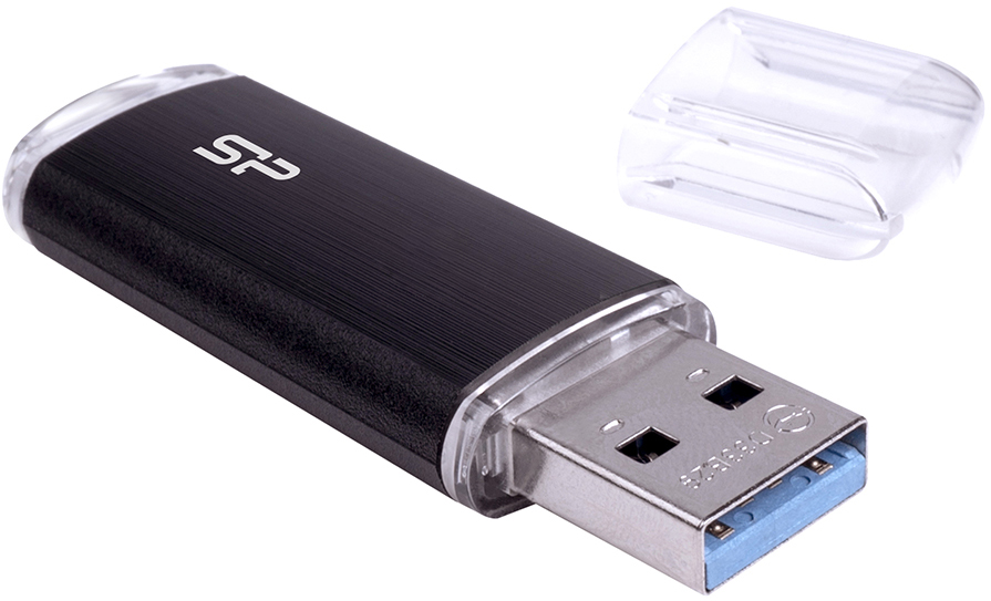 USB  16GB  Silicon Power  Ultima U02  чёрный