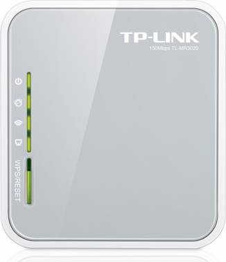 Роутер TP-LINK TL-MR3020 N300 10/100BASE-TX/4G ready белый (1/60)