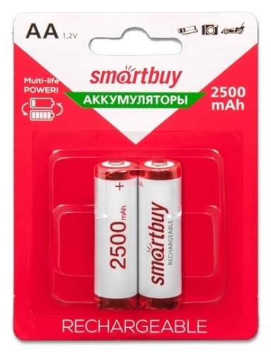 Аккумулятор Smartbuy R6 NiMh (2500 mAh) (2 бл)   (24/240)