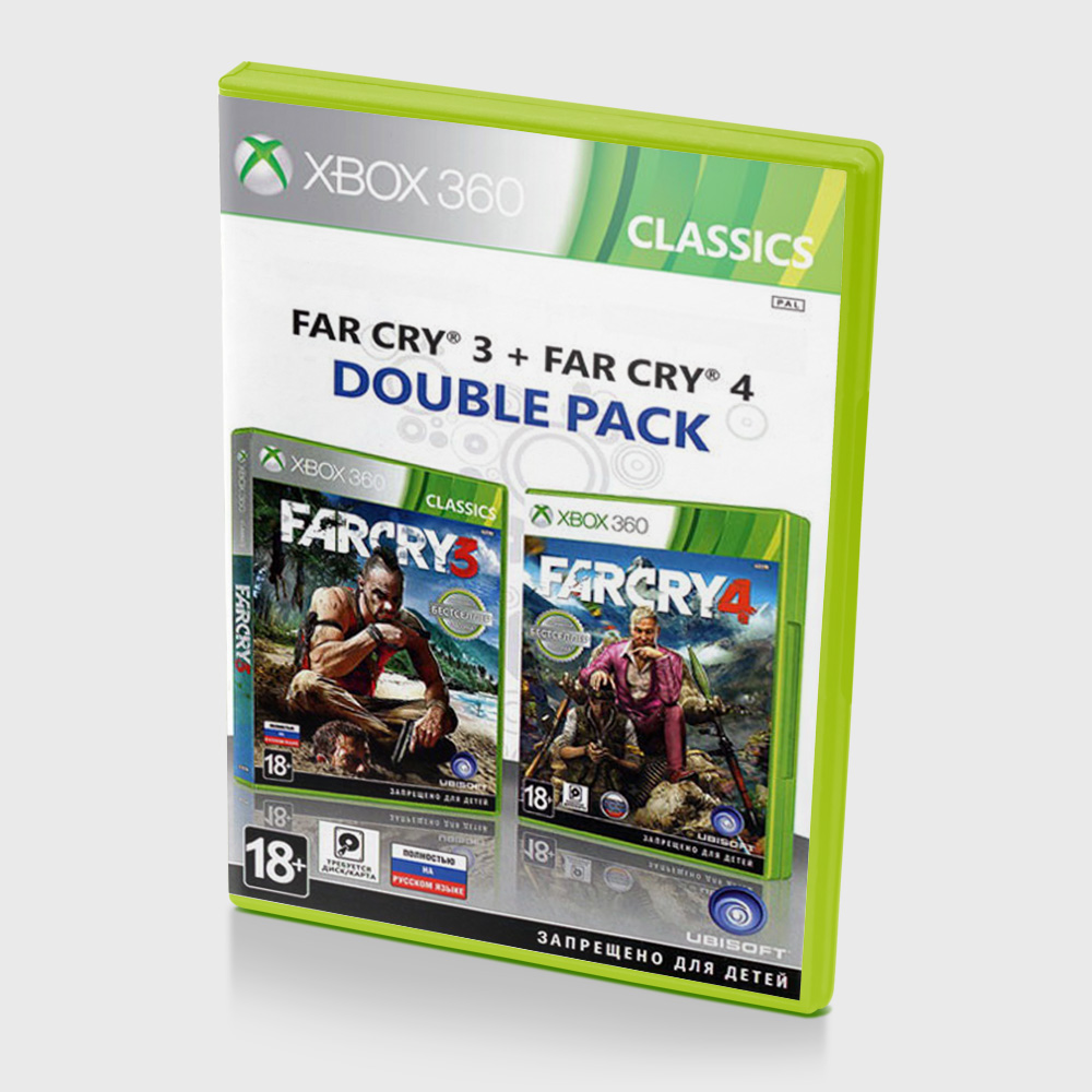 Far Cry 3 + Far Cry 4 Double Pack (R-2) [Xbox 360, английская версия]