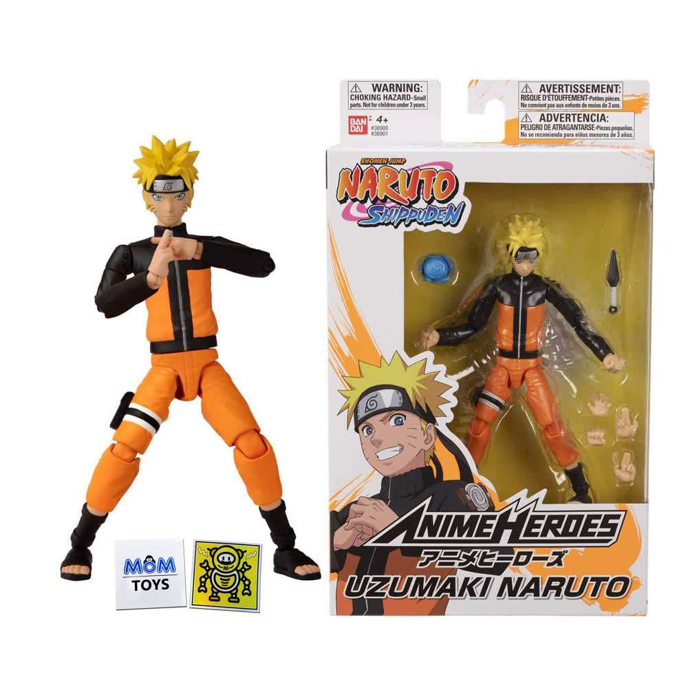 Экшн-фигурка Anime Heroes: Naruto Shippuden - Uzumaki Naruto Action Figure, 15cm