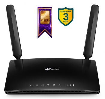 Роутер TP-LINK Archer MR400 AC1200 10/100BASE-TX/4G черный (1/10)