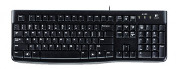 Клавиатура проводная LOGITECH K120 USB, черная