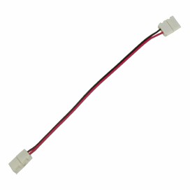 Ecola LED strip connector соед. кабель с двумя 2-х конт. зажимными разъемами 8mm 15 см. уп. 3 шт. (1