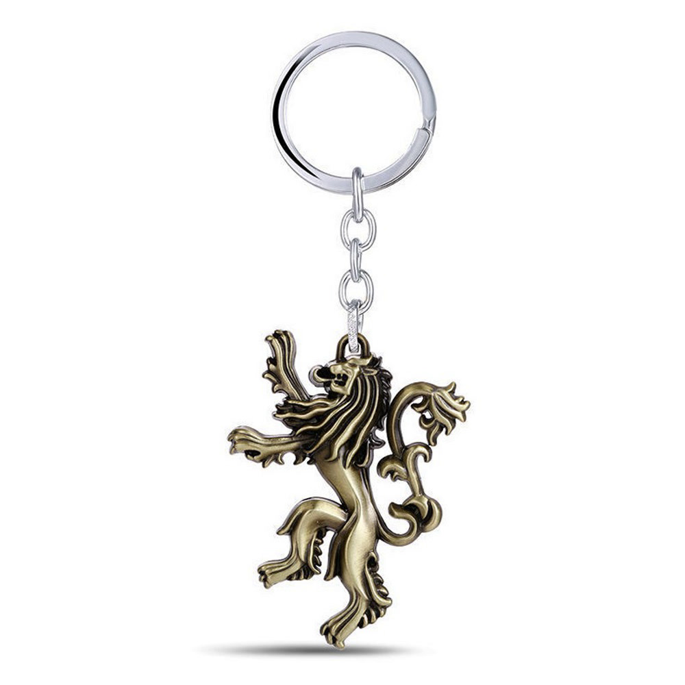 Брелок металлический Game of Thrones - Lannister Metal 3D Keychain (Half Moon Bay)