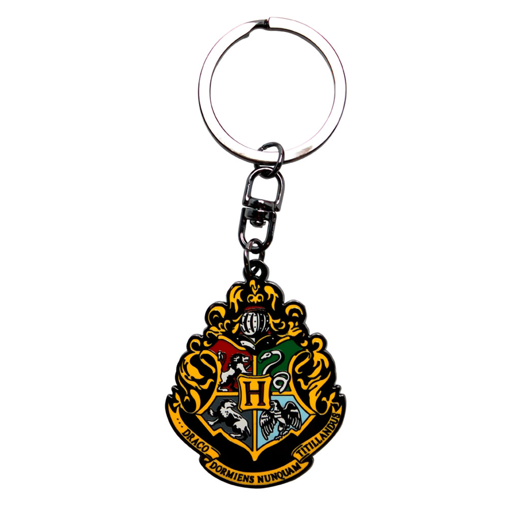 Брелок металлический Harry Potter - Hogwarts Emblem Metal Keychain