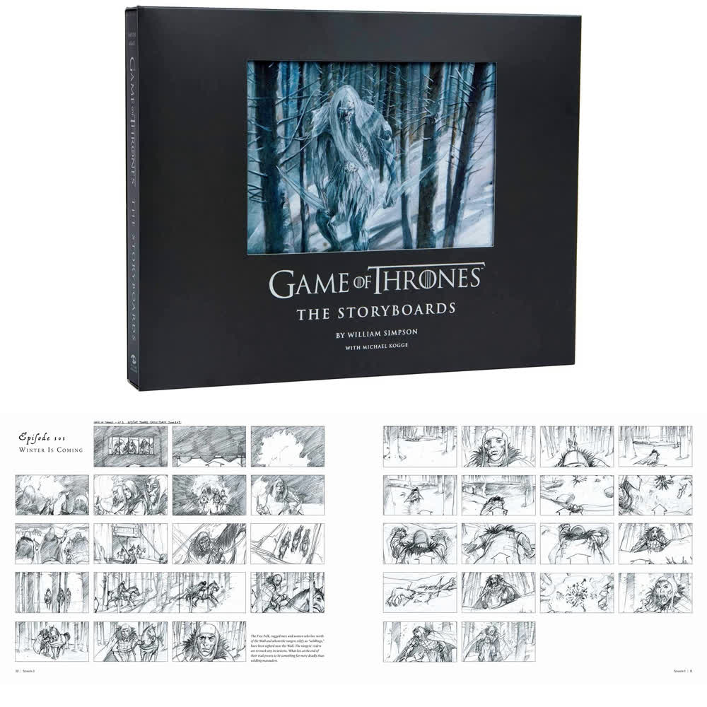 Книга с раскадровками Insight Editions-Game of Thrones:The Storyboards Deluxe Art Collection, 320 p.