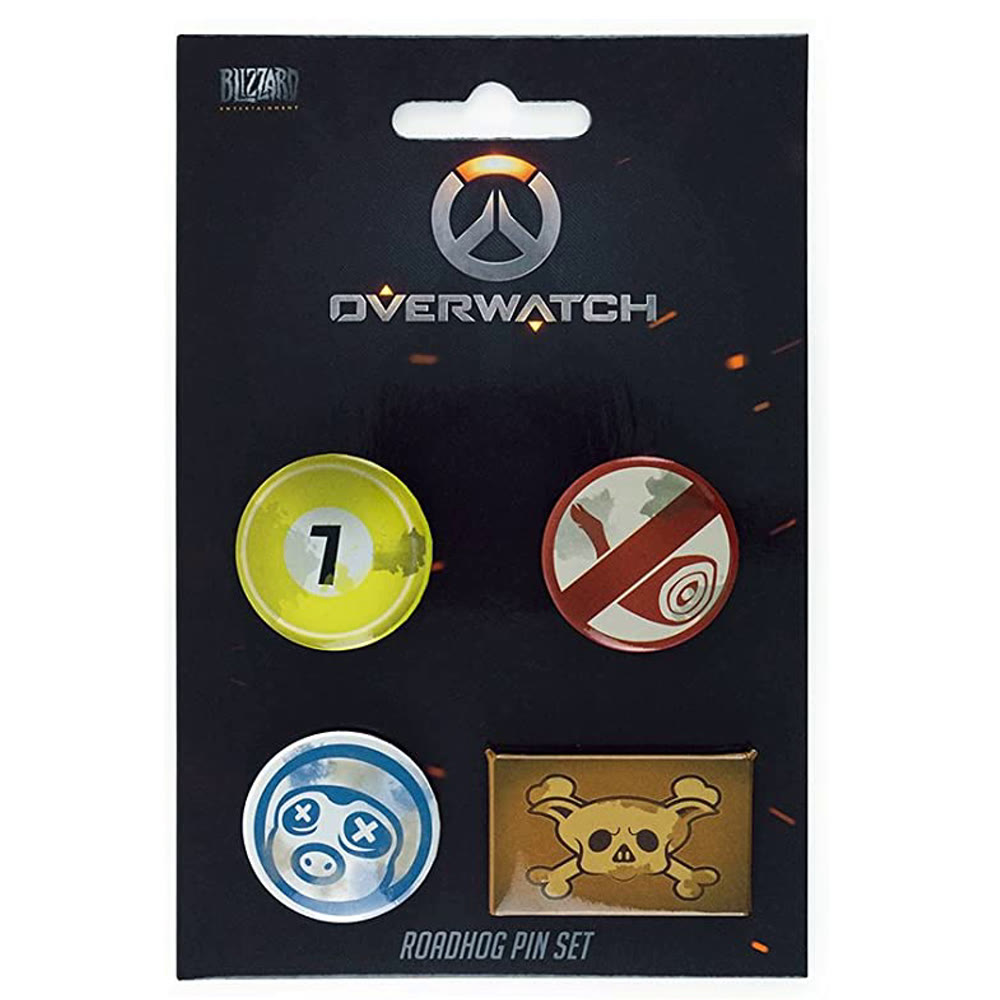 Набор значков Overwatch - Roadhog Pin Set