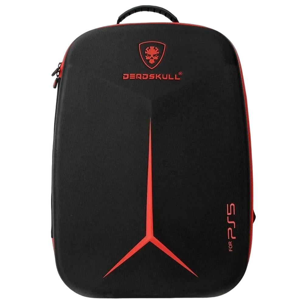 Рюкзак для консоли и геймпадов PS5 DeadSkull Black-Red