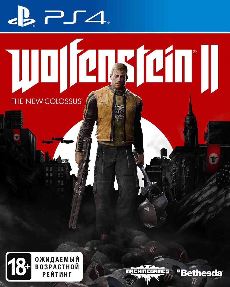 Wolfenstein II: The New Colossus [PS4, английская версия]
