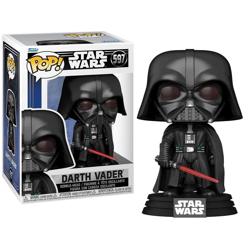 Фигурка Funko POP! Star Wars: Episode IV: A New Hope - Darth Vader (Bobble-Head) (597) 