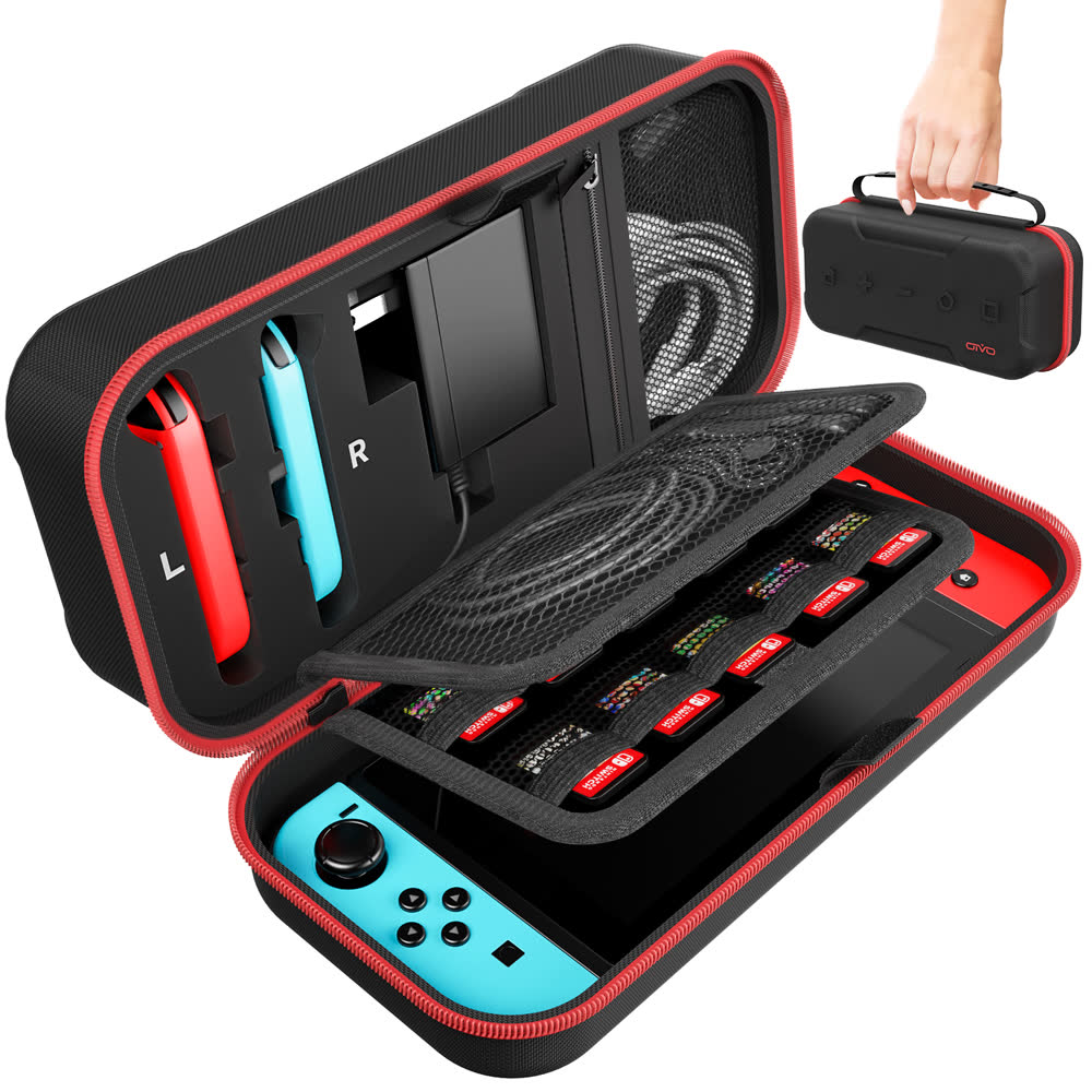 Чехол защитный Carry Case Switch/Switch OLED IV-SW188 Oivo Red