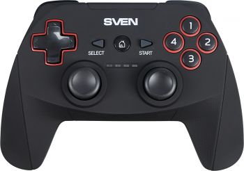 Беспроводной геймпад Sven GC-2040 для: PC/PlayStation 3, USB, черный