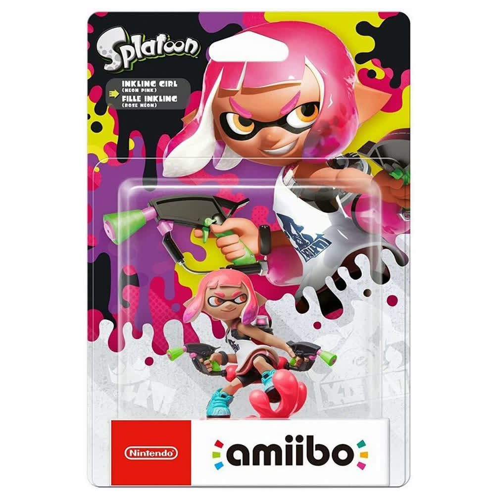 Inkling Girl (Neon Pink) (Splatoon коллекция) [Nintendo Amiibo Character]