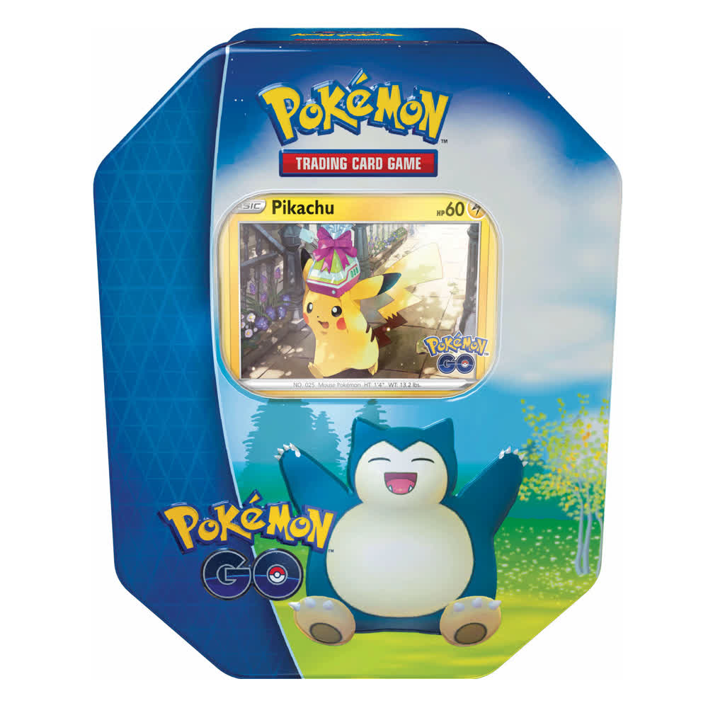 Карточная игра Pokemon Trading Card Game: Pokemon GO - Snorlax Tin Box