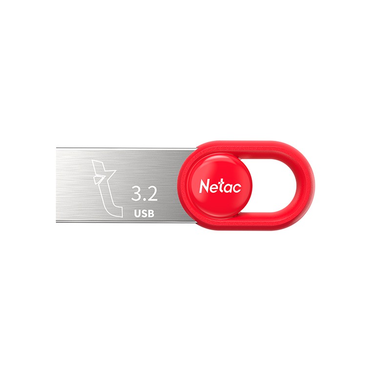 USB 3.2  128GB  Netac  UM2  красный