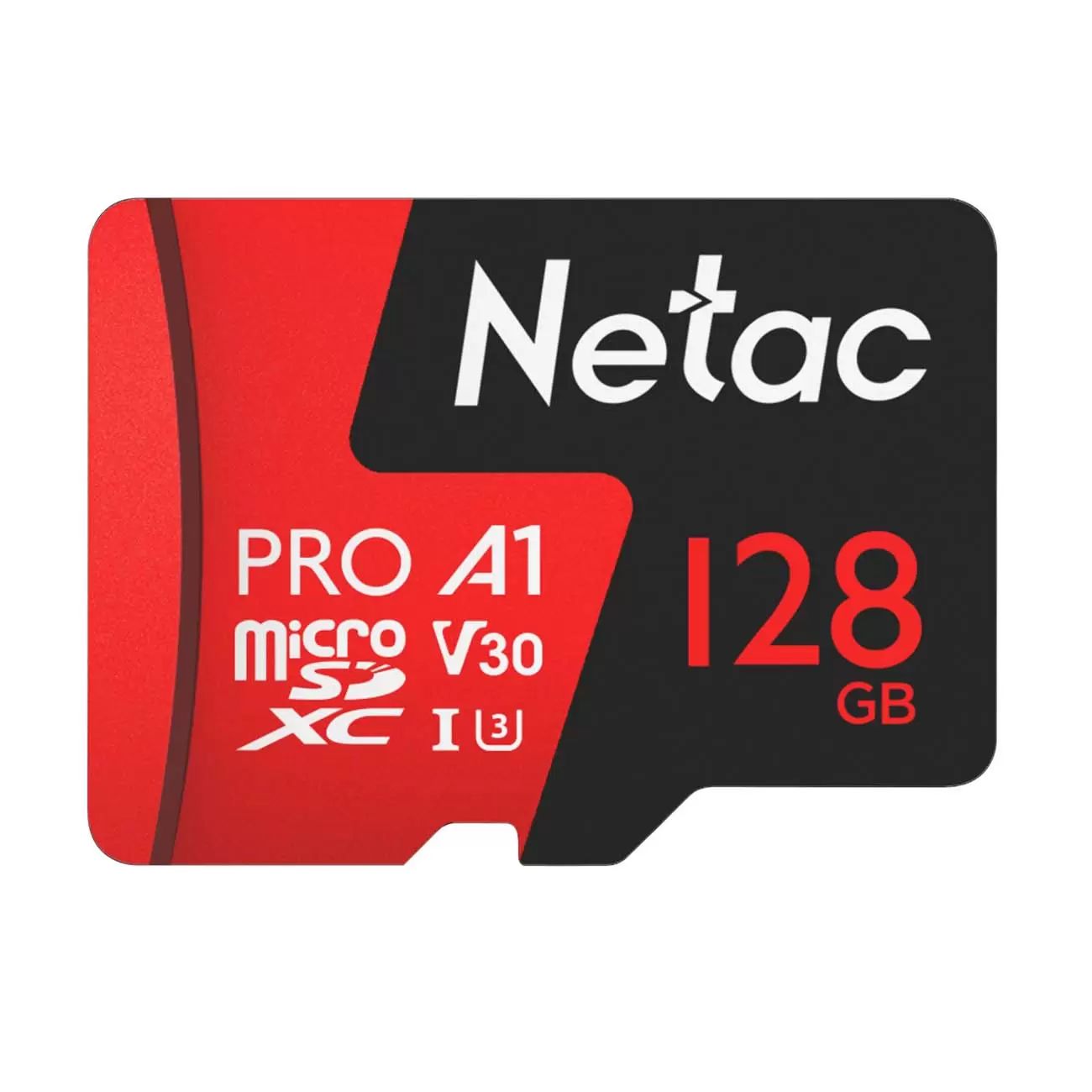 MicroSD  128GB  Netac  P500  Extreme Pro  Class 10 UHS-I A1 V30 (100 Mb/s) без адаптера