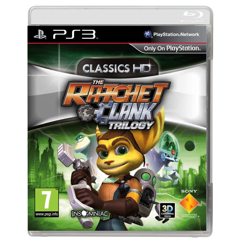 Ratchet & Clank: Trilogy Classic HD [PS3, английская версия]