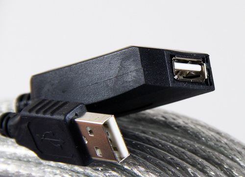 Кабель-адаптер AOPEN USB 2.0 - repeater (AM-AF), 5 м. (1/30)