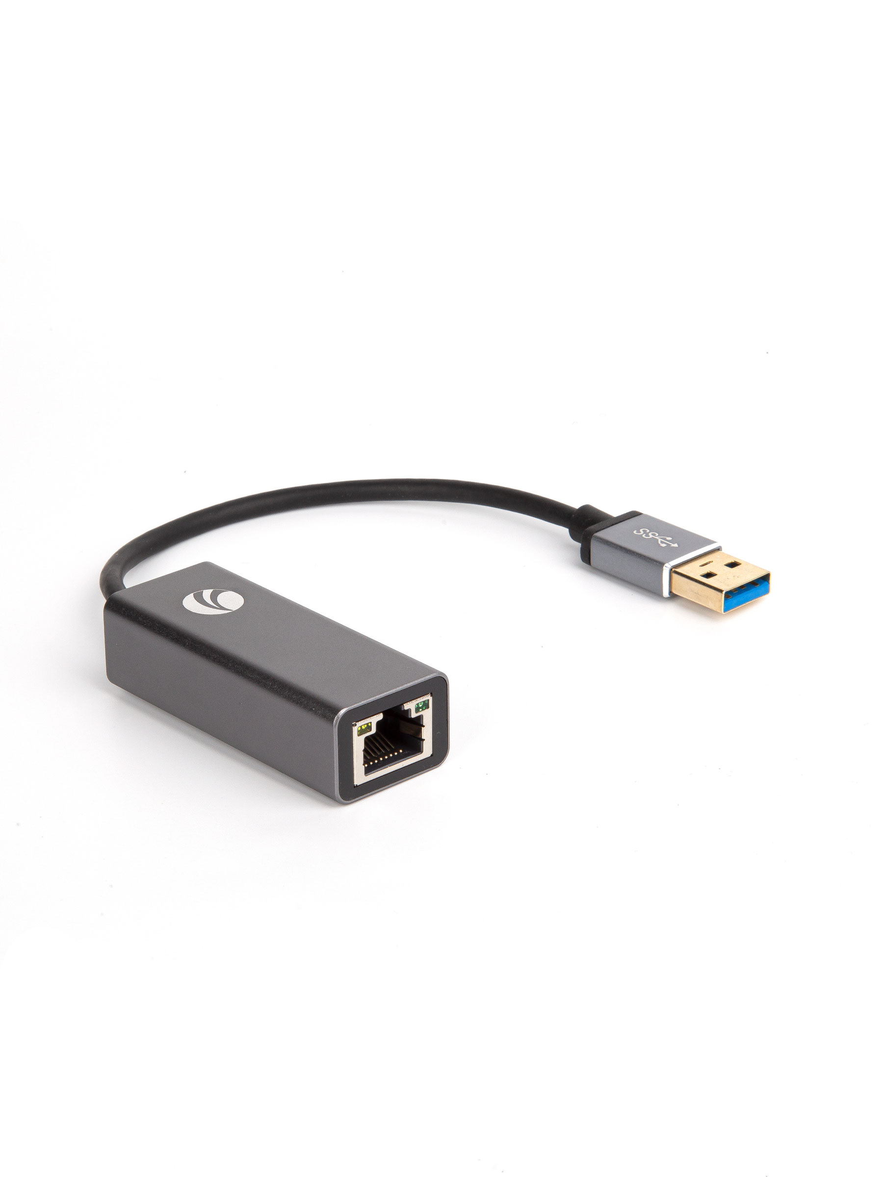 Кабель-переходник USB 3.0 (Am) --> LAN RJ-45 Ethernet 1000 Mbps, Aluminum Shell, VCOM <DU312M> (1/15