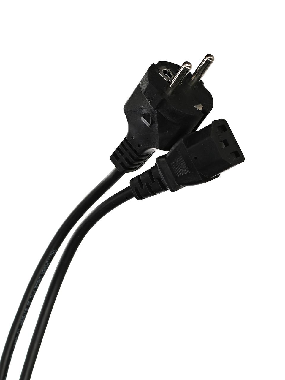 Кабель компьютер - розетка 220V EU (прямой)<VDE> 3GX0,75mm2, 1,8m, медь, Telecom <TE021-CU0.75-1.8>