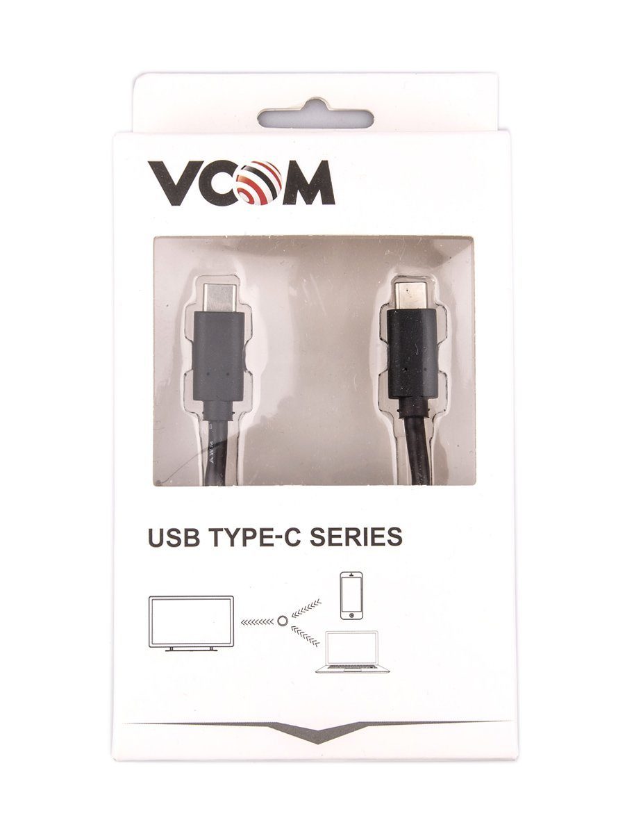 Кабель USB 3.1 Type C  5Гб/с ,3А, Power Deliwery, длина 1,8M, VCOM <CU400-1.8M> (1/55)