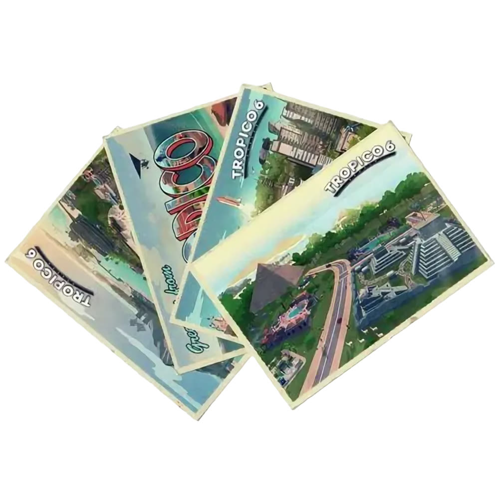 Набор открыток Postcards: Tropico 6 - 4 Pieces, 14,8x10,5cm