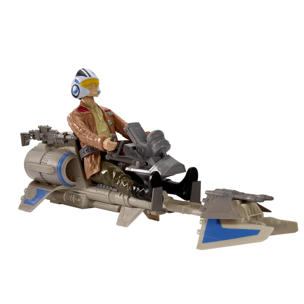 Экшн-фигурка Star Wars: The Force Awakens - Speeder Bike with Poe Dameron Action Figure