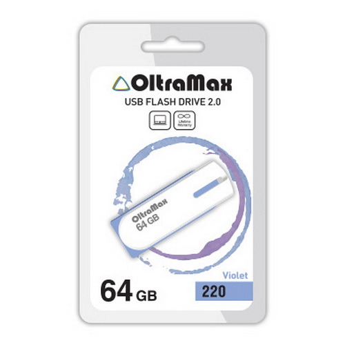 USB  64GB  OltraMax  220  фиолетовый