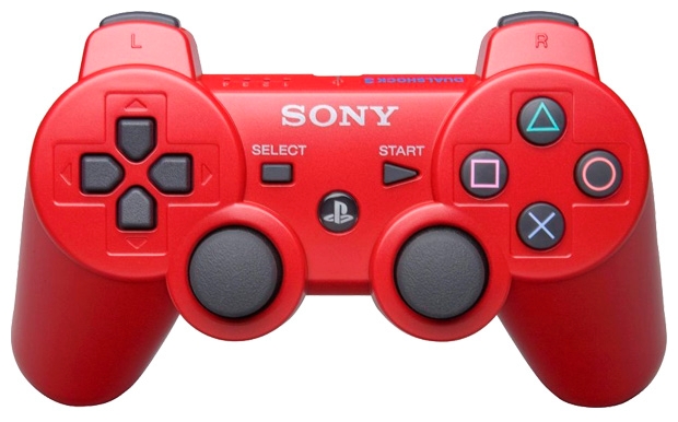 Джойстик PS3 Dual Shock красный