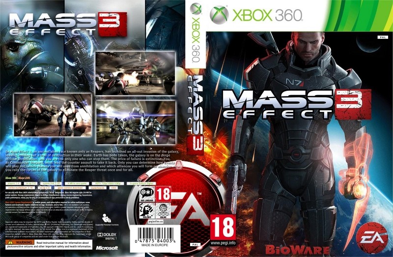 Mass Effect 3 [Xbox 360, русские субтитры]