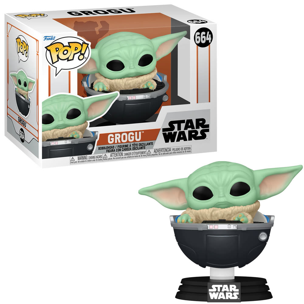 Фигурка Funko Pop! Star Wars: The Mandalorian - Grogu (664)