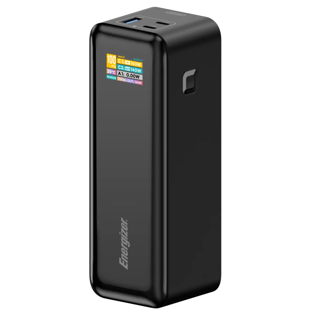 Блок питания для ноутбука ENERGIZER Notebook Power Bank 140W High Speed USB-C PD & USB-A 27000mAh