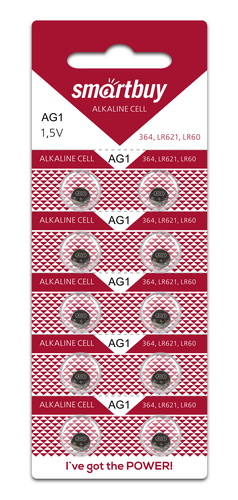 Элемент питания SMARTBUY AG1 BL10 (10/2000)
