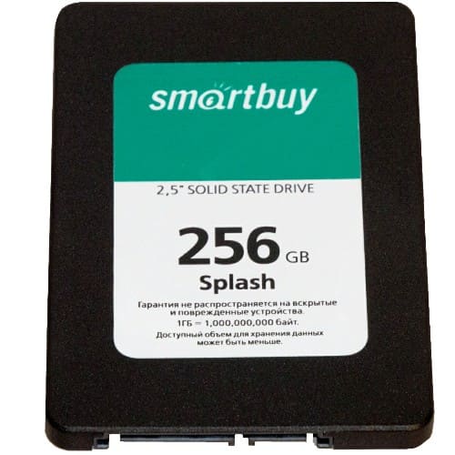 Внутренний SSD  Smart Buy  256GB  Splash, SATA-III, R/W - 560/510 MB/s, 2.5", Maxio MS0902, TLC 3D N