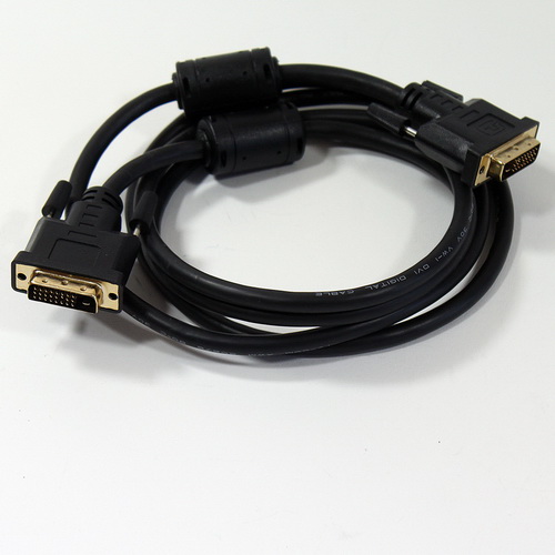 Кабель TV-COM DVI-D Dual link 25M - 25M, экран, феррит.кольца, 1.8 м. (1/50)