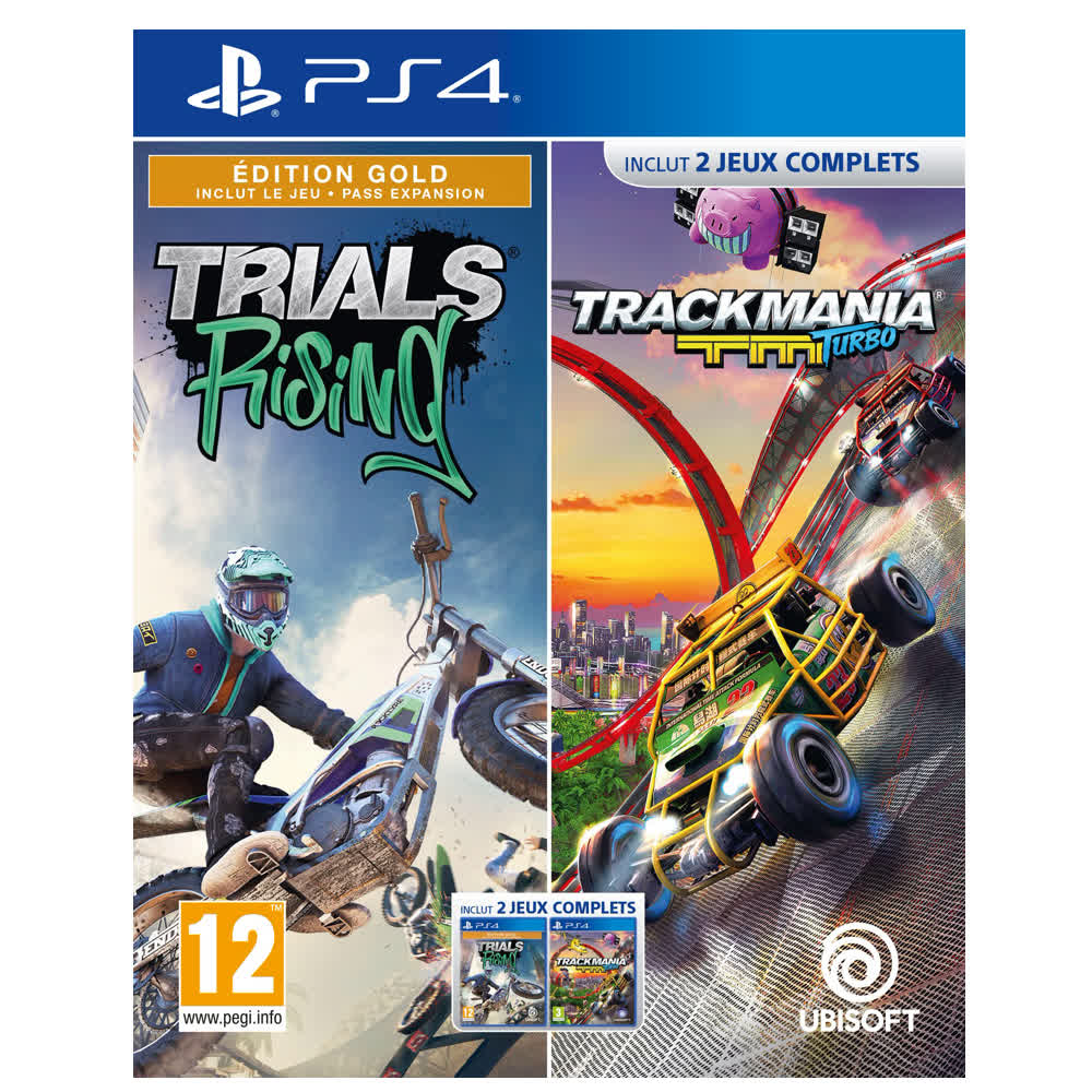 Trials Rising - Gold Edition + Trackmania Turbo [PS4, русские субтитры]