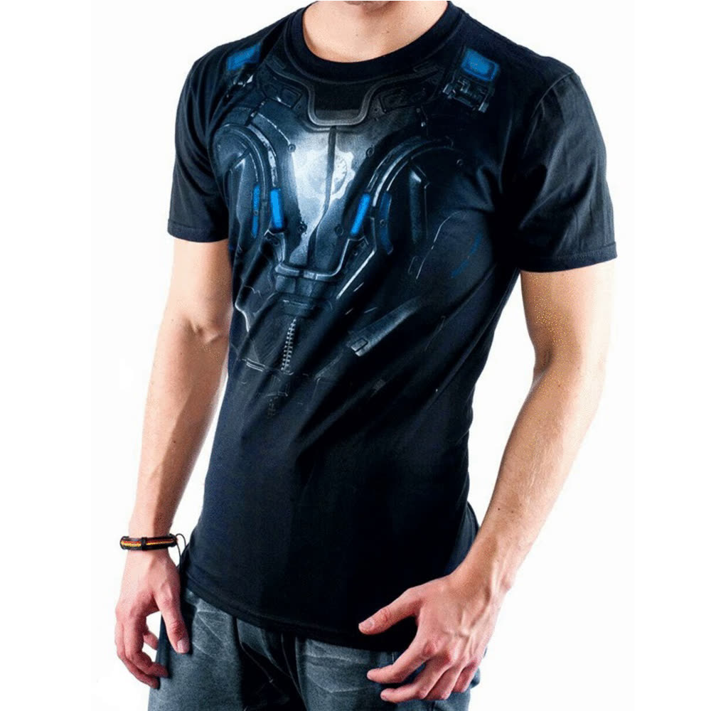 Футболка T-Shirt Gears of War - JD Fenix Armour, Black Size M