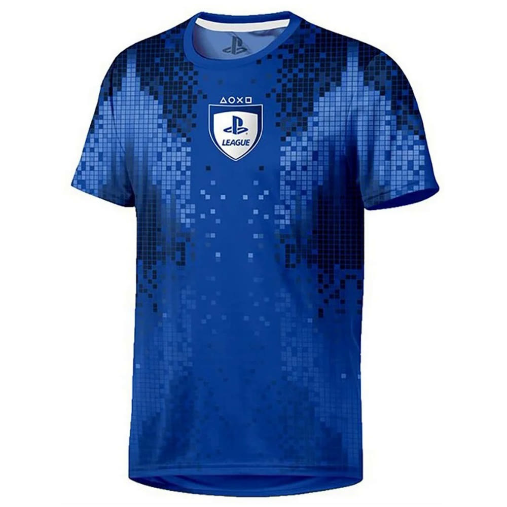 Футболка T-Shirt Playstation Esports - PS League 8-Bit, Blue Size XXL