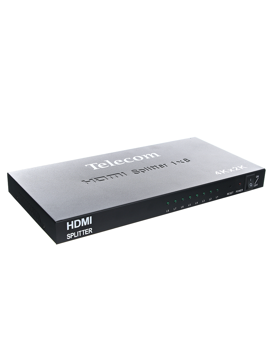 Разветвитель HDMI 1=>8 4k@30 HZ Telecom <TTS7010> (1/20)