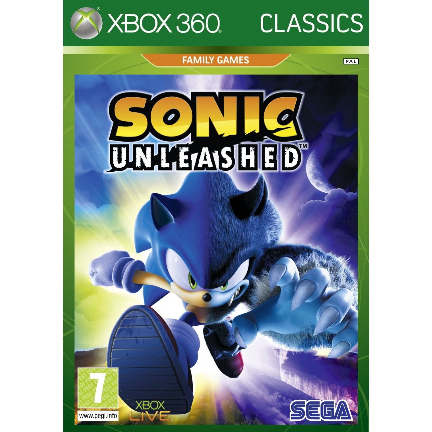 Sonic Unleashed (R-2) [Xbox One - Xbox 360, английская версия]