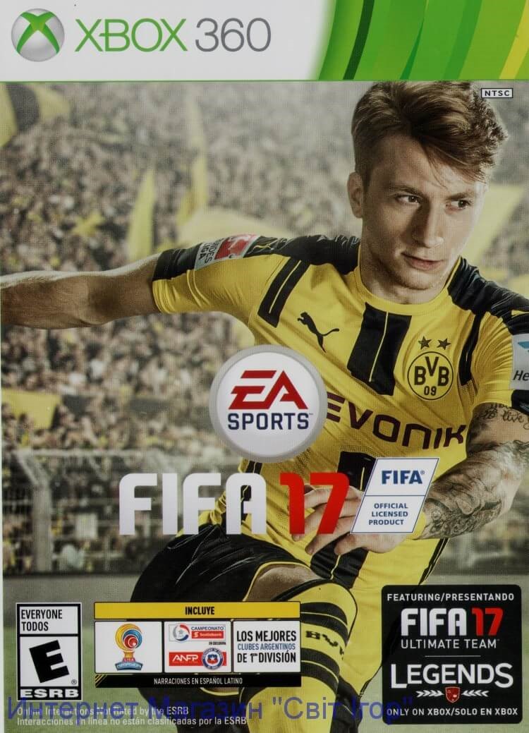 FIFA 17 Ultimate Team Legends (R-2) [Xbox 360, английская версия]