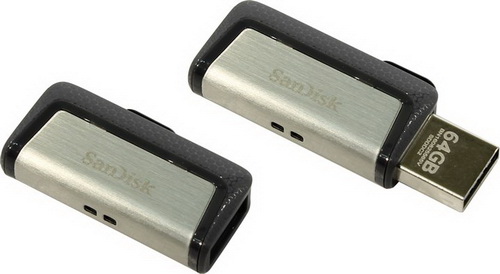 USB 3.1  64GB  SanDisk  Dual Drive  (Type C + Type A)  OTG