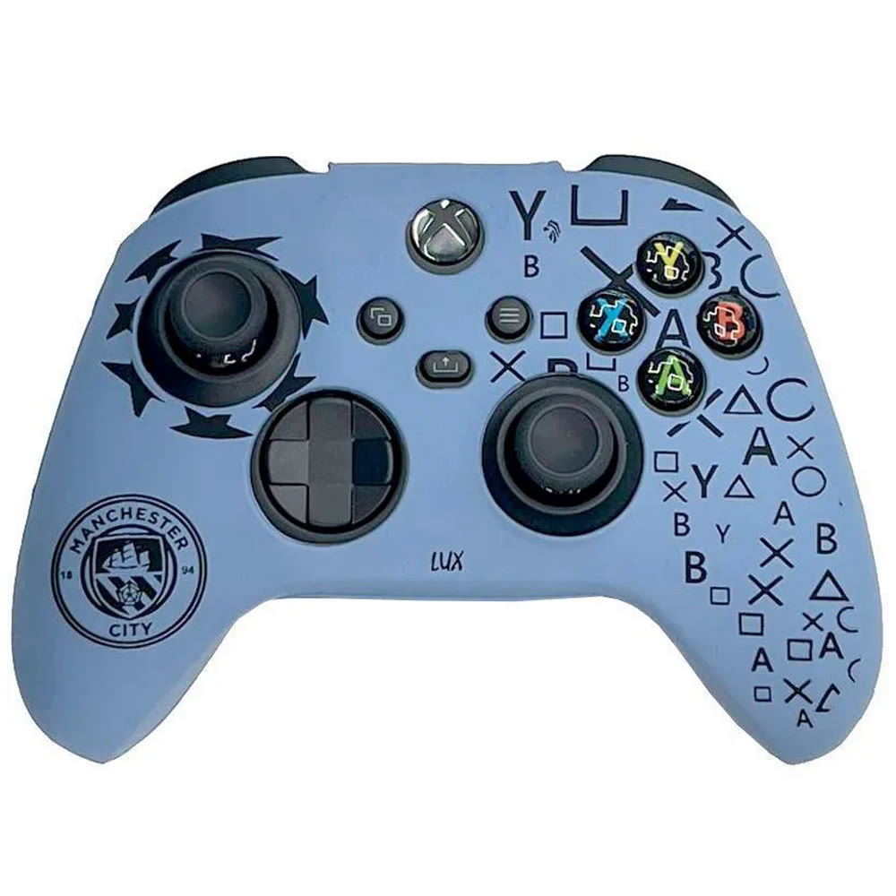 Чехол защитный Xbox Series S/X - Xbox One Silicone Case for Controller FC Manchester City
