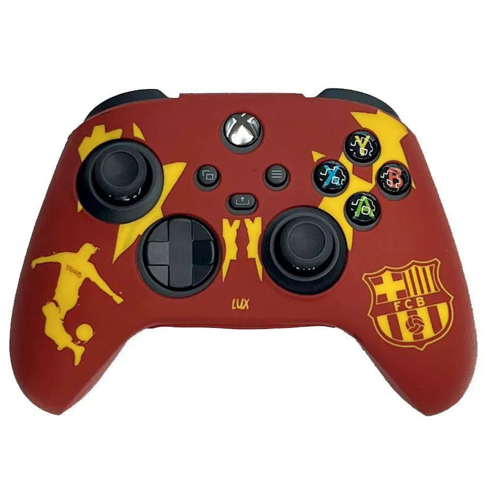 Чехол защитный Xbox Series S/X - Xbox One Silicone Case for Controller FC Barcelona