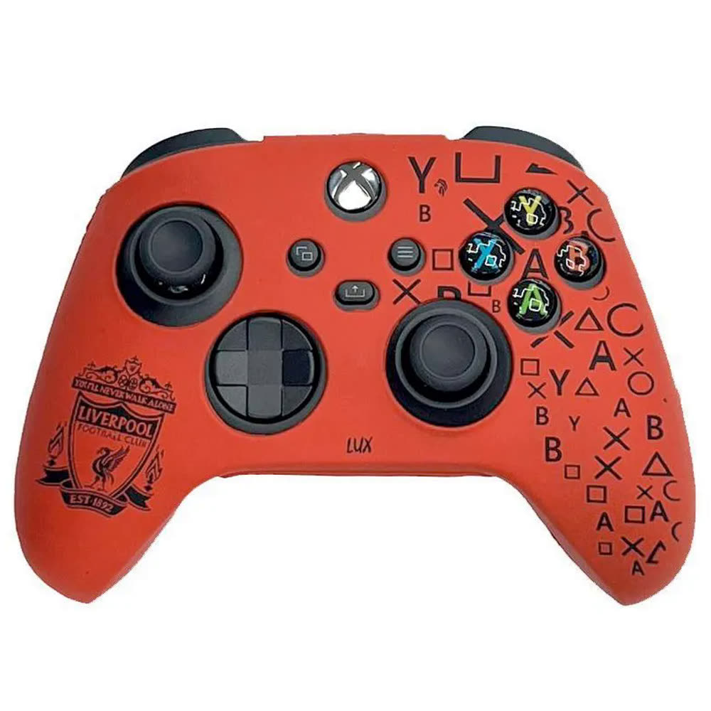 Чехол защитный Xbox Series S/X - Xbox One Silicone Case for Controller FC Liverpool