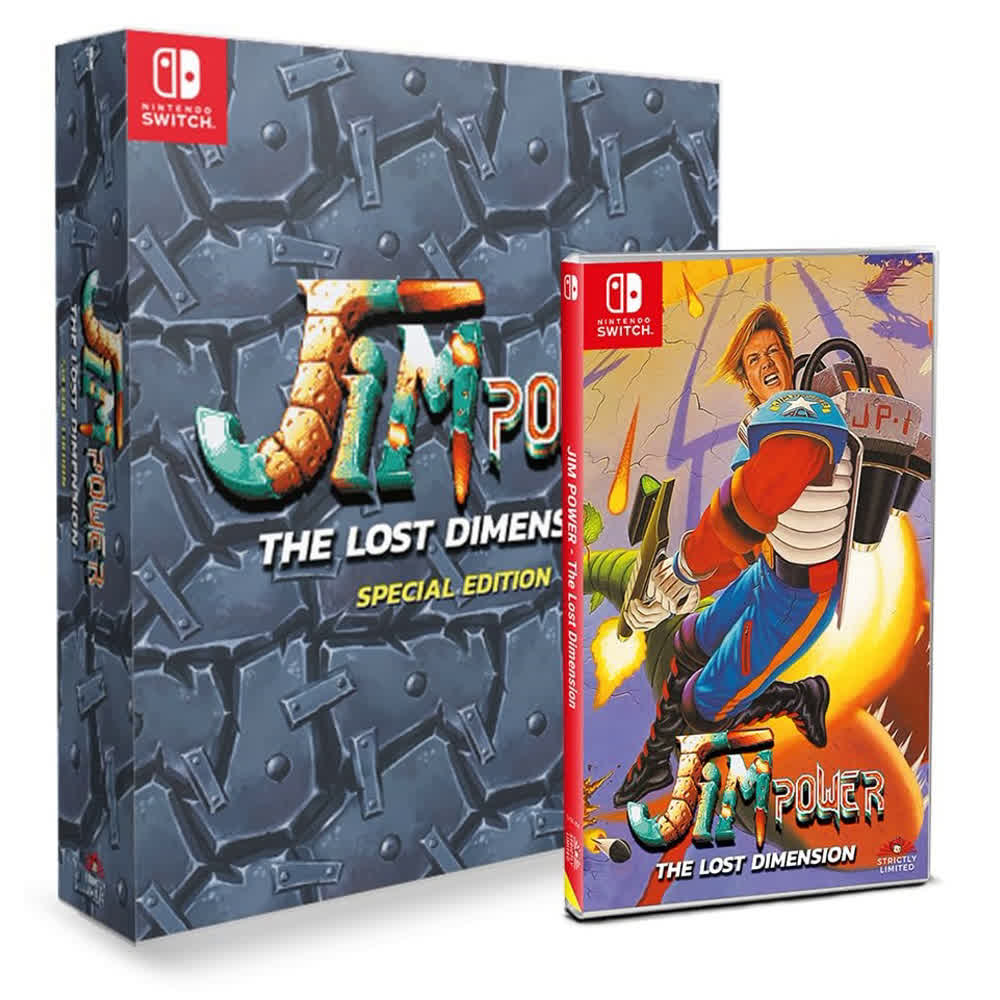 Jim Power: The Lost Dimension - Special Limited Edition (SLG) [Nintendo Switch, английская версия]